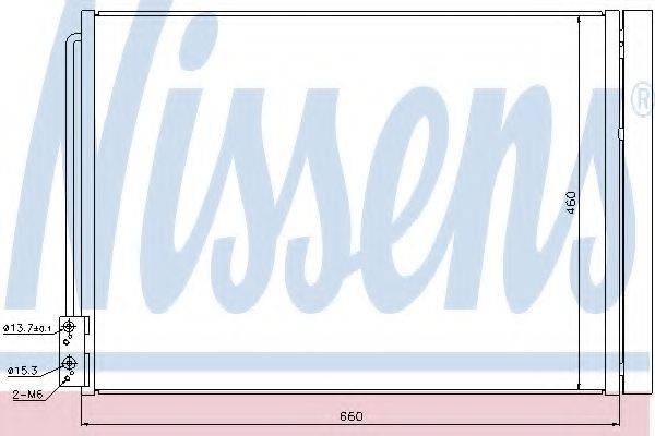 Конденсер 940110 NISSENS