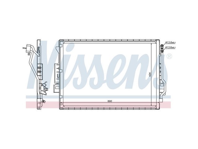 Конденсер 940137 NISSENS