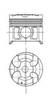 Поршня на 1 цилиндр, STD 94819700 KOLBENSCHMIDT