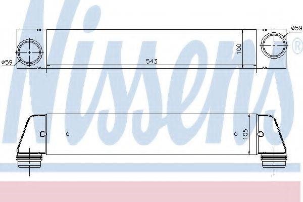 Система охлаждения наддувочного воздуха 96607 NISSENS