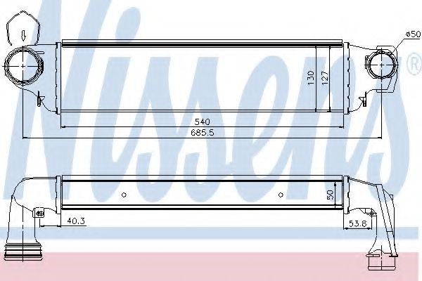 Интеркулер 96654 NISSENS