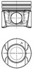 Поршня на 1 цилиндр, STD 97504600 KOLBENSCHMIDT