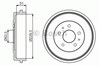 Тормозной барабан 986477219 BOSCH