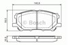 Тормозные колодки 986494218 BOSCH