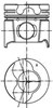 Поршень в сборе 99561620 KOLBENSCHMIDT
