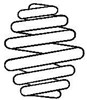 Пружина подвески задняя 996579 SACHS