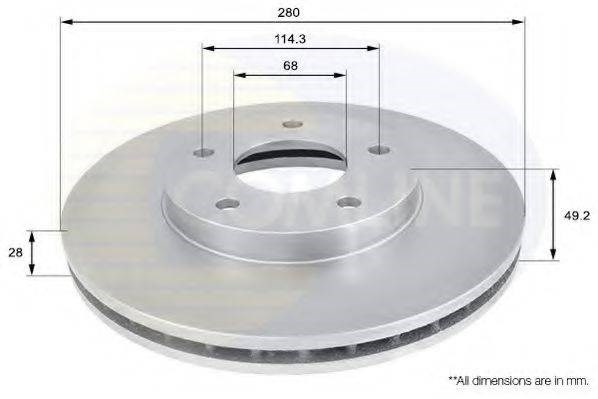 Тормозной диск ADC0260V