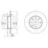 Передний тормозной диск BG2148 DELPHI