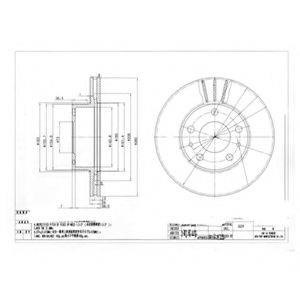 Передний тормозной диск BG2846 DELPHI