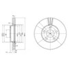 Диск тормозной передний BG3199 DELPHI
