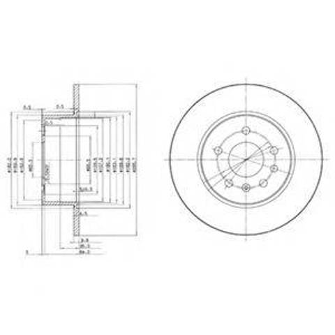 Тормозной диск Опель Вектра B