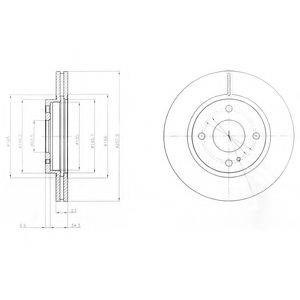 Ротор тормозной BG4170C DELPHI