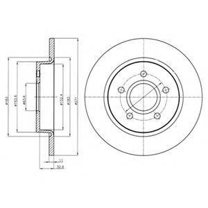 Тормозные диски BG4386C DELPHI