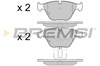 Тормозные колодки BP3452 BREMSI