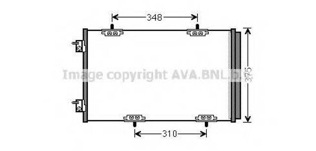 Радиатор кондиционера CN5290D AVA