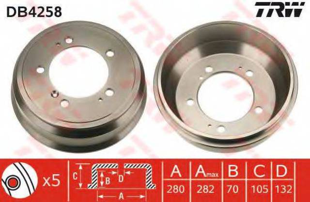 Тормозной барабан DB4258