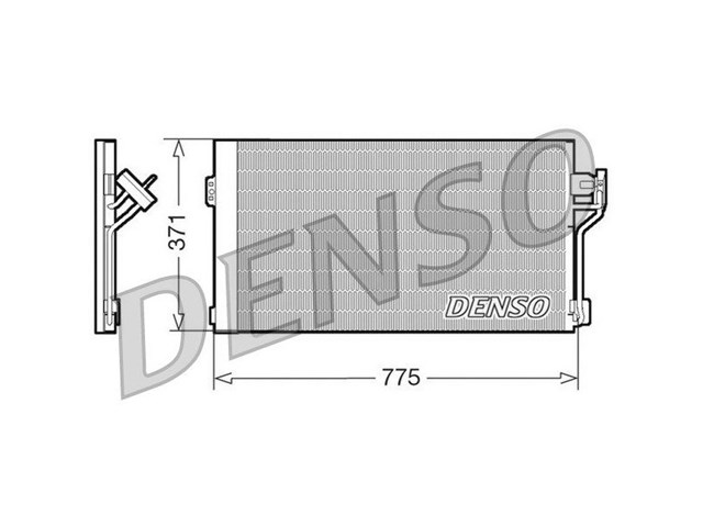 DENSO DCN17050 Радиатор кондиционера в наличии Тернополь