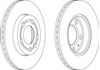 Диск тормозной передний DDF1164 FERODO