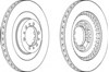 Передний тормозной диск DDF1212 FERODO