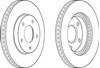Диск тормозной передний DDF1599C FERODO