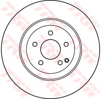 Тормоз дисковый передний DF7351S TRW