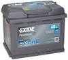 Аккумулятор  EA601 EXIDE