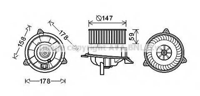 Отопителя салона Ford Connect