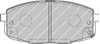 Тормозные колодки FDB1869 FERODO