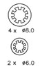 Барабанные колодки FSB535 FERODO