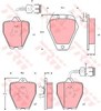 Колодки тормозные GDB1162 TRW