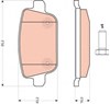 Задние колодки GDB1709 TRW