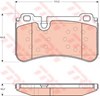 Колодки тормозные дисковые комплект GDB1711 TRW