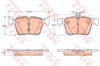 Колодки дисковые  GDB1957 TRW