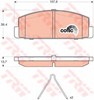 Задние дисковые колодки GDB3311 TRW