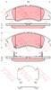Передние тормозные колодки GDB3367 TRW