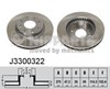 Диск тормозной передний J3300322 NIPPARTS