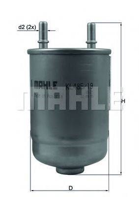 Фильтр топлива KL48519D MAHLE