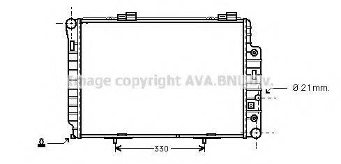 Радиатор охлаждения MSA2174 AVA
