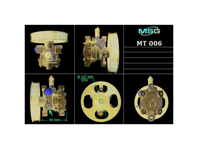 Насос гидравлики MT006 MS GROUP