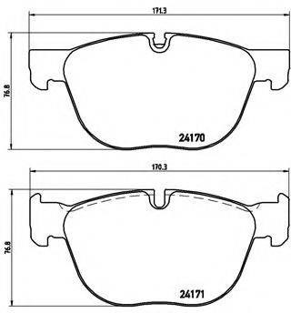 Колодки тормозные P06049 BREMBO