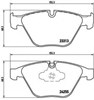 Тормозные колодки P06055 BREMBO