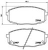 Колодки передние P30034 BREMBO