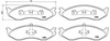 Тормозные колодки P37004 BREMBO