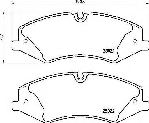 Колодки P44024 BREMBO
