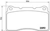 Колодки передние P54040 BREMBO