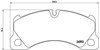 Колодки передние P65017 BREMBO