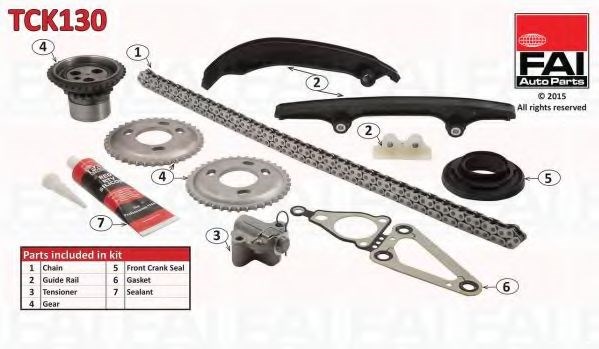 Комплект цепи грм  TCK130 FAI
