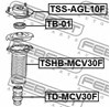 Резиновая подушка передней опоры TSSAGL10F FEBEST