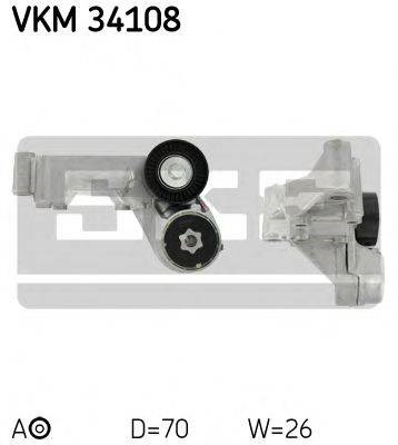 Натяжитель клинового ремня VKM34108 SKF