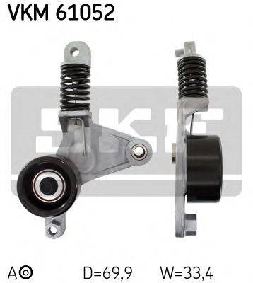 Натяжной ролик VKM61052 SKF